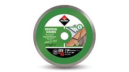 RUBI | Continuous Rim Diamond Blades for General Cutting of Ceramic Tiles | Cut of Ceramic Tiles as Wall Tile, Floor Tiles, Porcelain | CEV 180 SUPERPRO