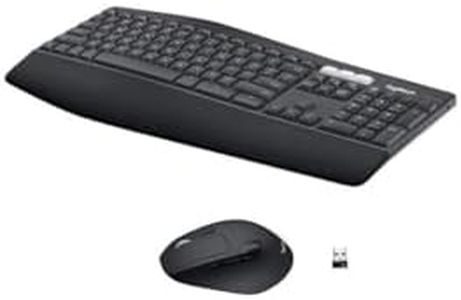 Logitech MK850 Combo Clavier et Souris sans Fil Multidispositifs, 2,4 GHz/Bluetooth, Structure Courbée, Souris sans FIl, 12 Boutons Programables, Batterie Longue Durée 3 Ans, PC/Mac, AZERTY Français
