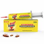 REDZONE Cockroach Killer Gel - 35g, Advance Formula Strong & Effective Long-Lasting Cockroach Gel for Home, Kitchen & Office, Anti Roach with Eco-Friendly, Easy to Use, Fragrance Free (Pack of 4)