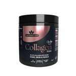 Natures Aid Collagen Shake Powder 8000 mg, Premium High Strength Hydrolysed Bovine Collagen Peptides with Added Hyaluronic Acid Selenium Biotin and Vitamin C, Chocolate, 225 g