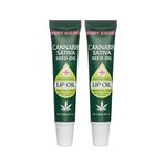 Ruby Kisses Hydrating Lip Oil Cannabis Sativa Hemp Seed RLO04D1 (2 PACK)