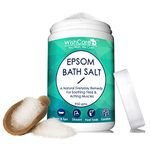 WishCare® Natural & Pure Epsom Bath Salt - 950 Gms - No Color/Fragrance/Preservatives - Muscle Pain Relief