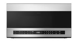 SHARP Smart Over the Range Microwave Oven with 13.6" Carousel Turntable, 30-inch, 1.7 Cubic Feet, 1,000 Watt, 300CFM Fan, Sensor Cooking, Works with Alexa, Edge to Edge Black Glass with Stainless
