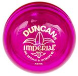 Duncan Toys Imperial Yo-Yo, Beginner Yo-Yo with String, Steel Axle and Plastic Body, Fuschia