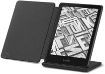 Amazon Kindle Paperwhite Bundle: Includes, Amazon Kindle Paperwhite Signature Edition 32GB | Black, Premium Leather Cover | Walnut & Wireless Charging Dock