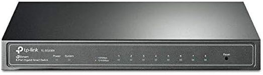 TP-Link JetStream 8-Port Gigabit Smart Switch, L2/L3/L4 QoS and IGMP snooping with Fanless Design, Centralized Management (TL-SG2008)