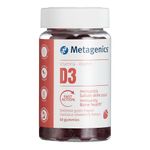 Metagenics Gummies Vitamin D3 - Cholecalciferol for Bone and Immune Health - Strawberry Flavoured Gummies - 60 Gummies