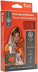 S.O.L. Survive Outdoors Longer 90 Percent Heat Reflective Emergency Blanket