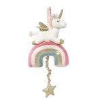 MON AMI Unicorn and Rainbow Musical Mobile, Pink, 12inches