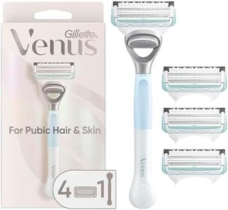 Gillette Venus for Pubic Hair and Skin, Bikini Razors for Women, Women's Razor Handle + 4 Blade Refills