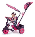 Little Tikes 4-in-1 Deluxe Edition Trike - Three-Wheeled Tricycle for Toddlers - Ages 9 Months to 3 Years - All Day Active Play - Neon Pink