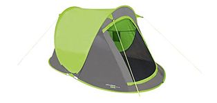 Yellowstone Waterproof Fast Pitch Unisex Outdoor Pop-Up Tent, Multicolour (Lime), 2 Persons