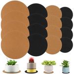 16 Pcs Plant Coaster Mat 4/6/8/10 Inch Felt Plant Saucer Reversible Round Fabric Plant Trays Absorbent Flower Pot Coaster Mats Waterproof Felt Coaster for Indoors Outdoor Plant Pot