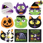 JOYIN 36 Pcs Halloween Jigsaw Puzzle Set in Blind Boxes with 6 Characters Paper Board Jigsaw Puzzle, Halloween Mystery Toy Surprise Box for Kids Halloween Party Favors, Trick or Treat Gift Exchange