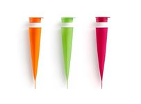 Lekue Ice Cream Pop Molds Set of 3, Colors, Assorted