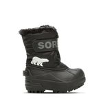 SOREL Toddler's Snow Commander Boot, Black/Charcoal, 5 Toddler