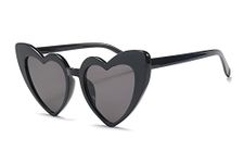 FEISEDY Heart Shaped Acetate Sunglasses Stylish Clout Eyewear Women Sun Glasses B2421