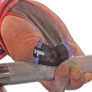 JerkFit Nubs Thumb Sleeves Protector for Hook Grip (Purple, Small) - Reusable Thumb Sleeve to Prevent Calluses, Blisters, Tears - for Olympic Weightlifting, Powerlifting, Gymnastics, Workouts