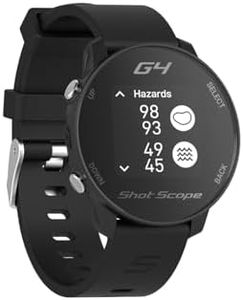 The Golfather G4 GPS Golf Watch Powered by Shot Scope, No subscriptions, Easy-to-use, Accurate GPS Distances, Lightweight, Pre-Loaded with 36,000 Golf Courses, Digital Built-in scorecard.