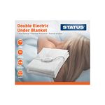 Status Double Electric Blanket | 70W 3 Heat Setting Electric Under Blanket | DEB1PKB