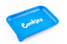 Santa Cruz Shredder x Cookies Tray - Smooth Rounded Edges, Spout for Easy Filling - Durable Design for Effortless Rolling Experience - Small