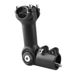 Azarxis Bike Stem Riser Adapter Adjustable 0~90 Degree 25.4mm 31.8mm Handlebar 60mm 80mm 93mm 100mm Bicycle Stem Extender for Mountain Bike, Road Bike, BMX (25.4 x 100mm)