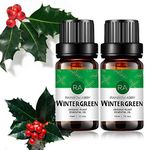 2-PACK Wintergreen Essential Oil 100% Pure Oganic Plant Natrual Flower Essential Oil for Diffuser Message Skin Care Sleep - 10ML