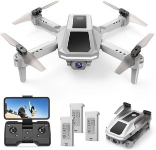 Holy Stone Mini Drone with Camera 1080P HD - RC Quadcopter for Kids Adults Beginner, 3 Modular Batteries, Easy to Fly, Voice Control, 3D Flips, Remote Control Toys Gifts