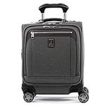 Travelpro Platinum Elite Underseat Spinner Tote Bag with USB Port, Vintage Grey, 16-Inch, Platinum Elite Underseat Spinner Tote Bag With Usb Port