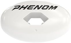 Phenom Elite Hexa-Flow™ Football Mouth Guard – White | Lightweight Lip Guard Mouthpiece with Detachable Strap | Comfortable Fit | Adult & Youth