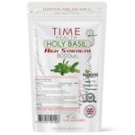 Holy Basil 20:1 (Ocimum Sanctum) 2.5% Ursolic Acid - Zero Additives - Pullulan (120 Capsule Pouch)