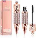 MAYEON Eyelash Mascara Waterproof & Long Lasting, 4D silk Fiber Lash Mascara Volume and Length Eye Makeup Sparkling Diamond Mascara