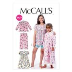 McCall's Pattern Company M6831 Children's/Girls' Tops, Gowns, Short and Pants Sewing Template, Size CCE