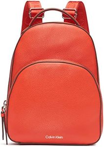 Calvin Klein Women's Estelle Novelty-Backpack, Spicy Orange, One Size, Estelle Novelty-backpack