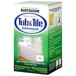 Rust-Oleum 7860519 Tub And Tile Refinishing 2-Part Kit, White 946 ml (Pack of 1)