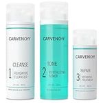 Skincare Set for Acne Prone Skin, 3 Step Skin Care Set-Cleanser, Tone, Repair Cream, Remove Face Acne Hydrate Face Moisturisers Fights Blackheads, Breakouts & Enlarged Pores Facial Kit