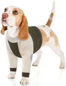 LeLePet Dog Recovery Suit for Front Legs,Dog Leg Sleeve to Stop Licking,Dog Elbow Protector for Leg Injuries,Dog Recovery Sleeve for Wounds,Dog Sleeve to Prevent Licking,Dog Cone Collar Alternative