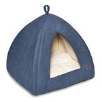 Pet Tent-Soft Bed for Dog and Cat by Best Pet Supplies - Navy, 19" x 19" x H:19"