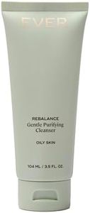 EVER Rebalance Gentle Purifying Cleanser – Purifying Gel Cleanser with Salicylic Acid & Willow Bark for Oily Skin, Deep Pore Cleanse & Blemish Control, Clean-Formulated - 3.5 fl oz