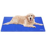 PetIsay Dog Cooling Mat(90 * 50cm) - Pressure-Activated Gel Self-Cooling Pads for Dogs- Keep Your Dogs and Cats Comfortable All Summer - Avoid Overheating (L)