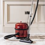 Ovation 9L Tub Vac Commercial Vacuum Cleaner with New innovative hospital grade HEPA filtration, Bagged, 800W, Red, 3 Year Warranty