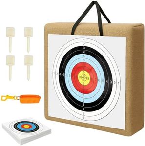 20" Straw Target - Traditional Hand-Made Archery Targets， Archery Bow & Arrow Target for Backyard on Recurve &Traditional & Longbowor Compound Bow