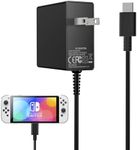 Charger for Nintendo Switch,39W GaN USB C Charger for Switch with 6FT Charging Cable,15V 2.6A AC Adapter Compatible with Nintendo Switch/Switch Lite/Switch OLED/Switch Dock,Support TV Mode