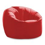 Beanbag Chair Red Water resistant Bean bags for indoor and Outdoor Use make Great Garden Seats