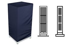 Stylista Cooler Cover Compatible for Bajaj TMH12 12 Liter Tower Cooler Blue Color