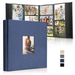 DazSpirit Photo Albums 6x4 Inch 1000 Pockets Slip In, Customizable Linen Cover Photo Album, Extra Large Capacity, Holds Landscape and Portrait 10x15cm Picture, Ideal for Wedding & Family Photo Books