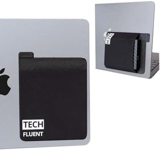 TECH FLUENT - External Hard Drive Holder - Portable HDD & SSD Adhesive Case - Organizer Pouch Wireless Storage for Samsung Sandisk WD Seagate Toshiba ADATA LaCie (Big Size 5.94 x 4.52 x 0.12 in)