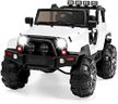Best Choice Products Jumbo 12V Kids Electric Vehicle Toy Ride On Car with Parent Remote Control for Toddlers, Seat Harness, 65 lb Weight Capacity, Spring Suspension, 3.7 MPH Max Speed - White