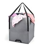 BELLE VOUS Heavy-Duty Extra Large Tote Bag - 100L Moving Storage Bag with Strong Handles/Straps - Waterproof Organiser Tote Bag for Packing, Moving, Travelling, Clothes, Laundry and Storage