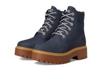 Timberland Women's Stone Street 6 Inch Lace Up Waterproof Boot, Dark Blue Nubuck, 10